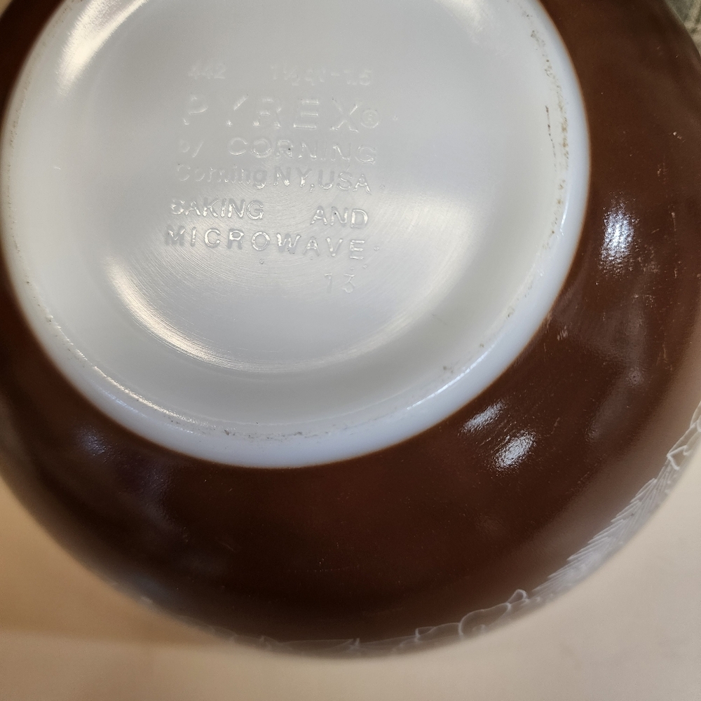 442 PYREX By Corning Mixing / Serving bowl 1.5 qt - Picture 12 of 16